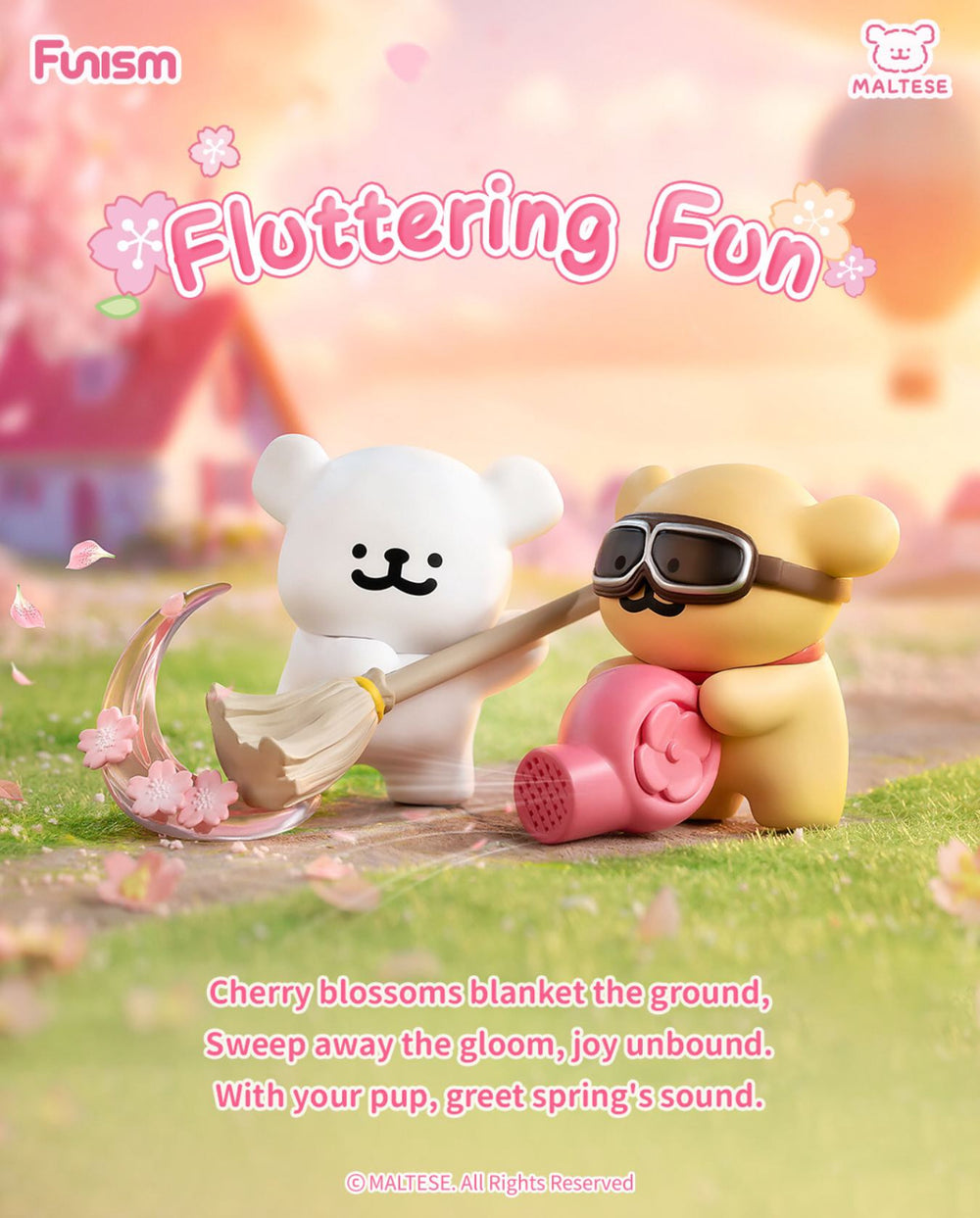 FUNISM Maltese Cherry Blossoms Series Blind Box