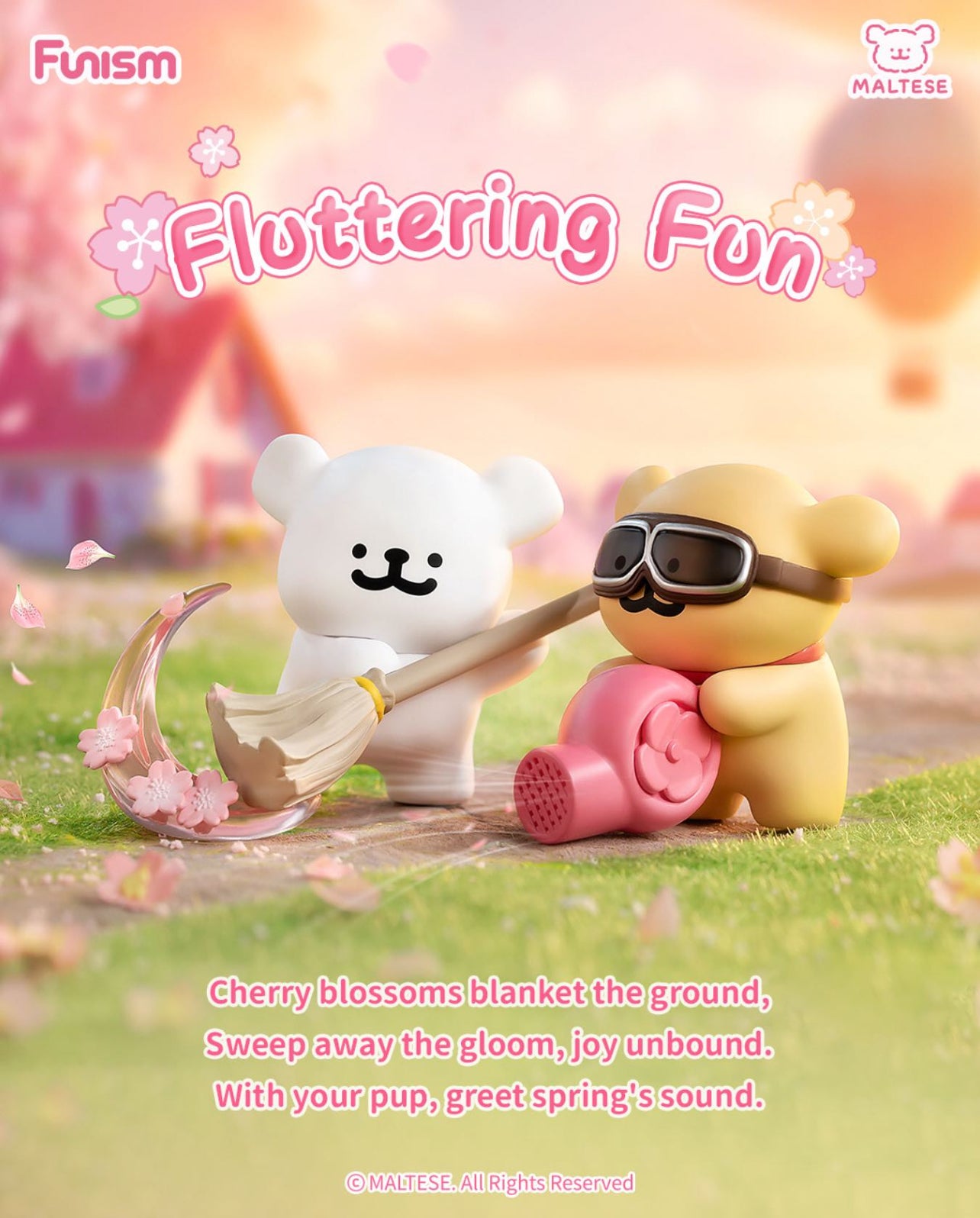 FUNISM Maltese Cherry Blossoms Series Blind Box