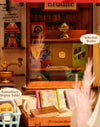 Rolife DIY Miniature House Kit - Corner Bookstore