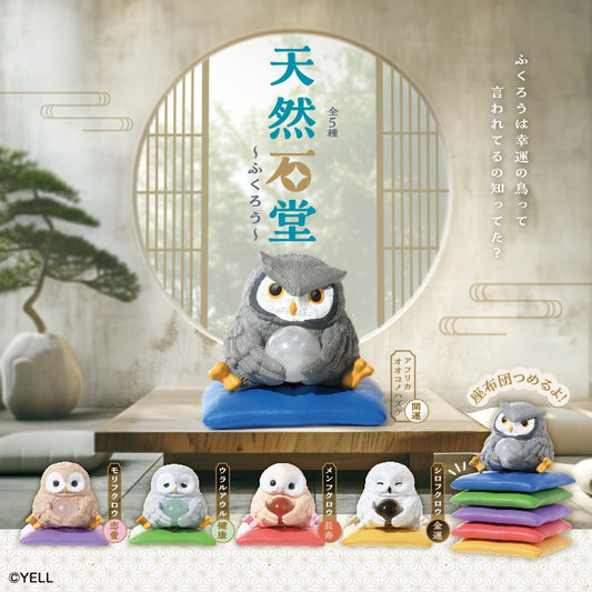 Yell Gacha Natural Stone Hall Owl Blind Box PVC Figure
