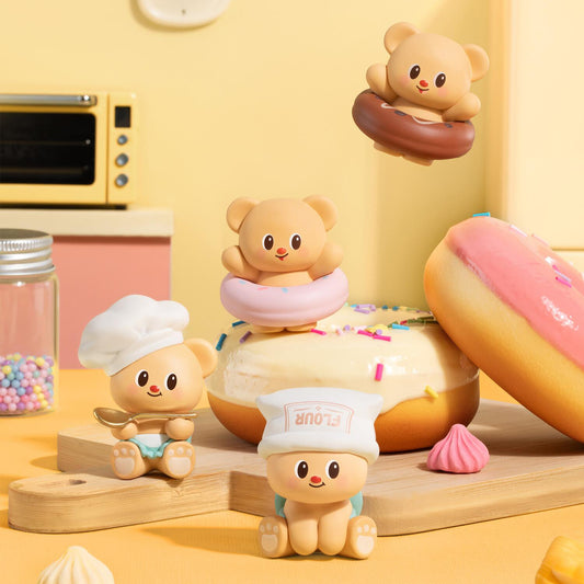 Funism Butterbear Baked with Love Series Cubby Face Mini Figures