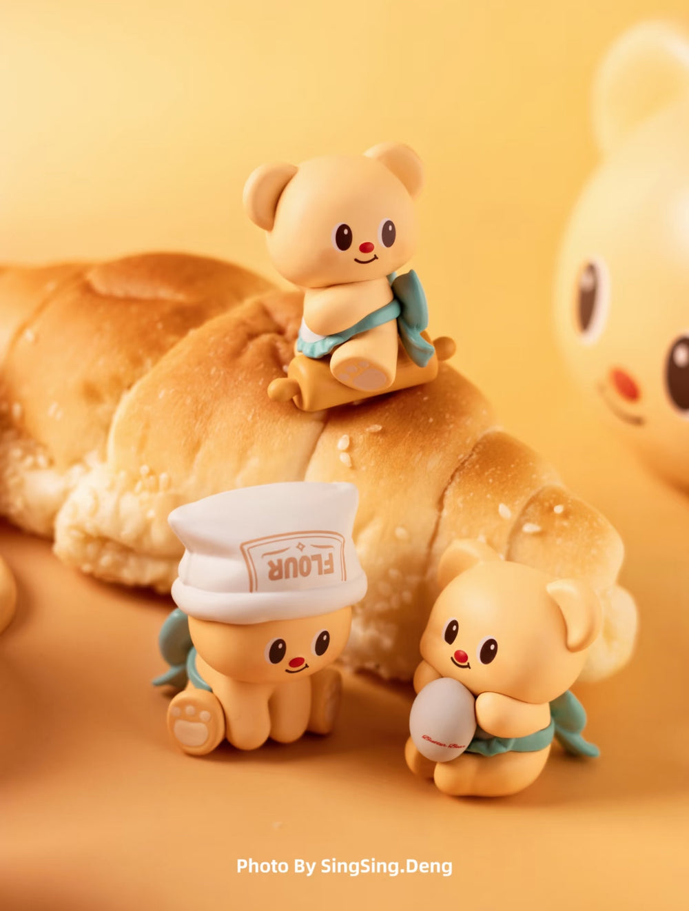 Funism Butterbear Baked with Love Series Cubby Face Mini Figures