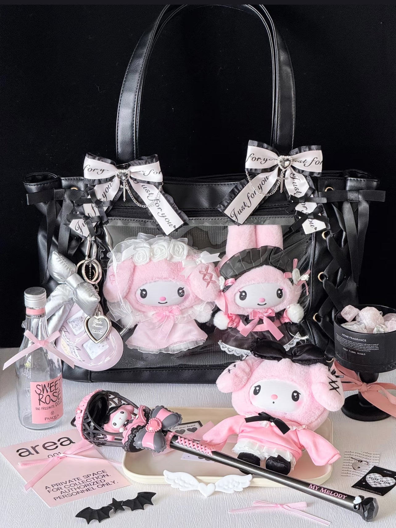 TOP TOY Sanrio Characters Angel Garden Series Plush Pendant Blind Box