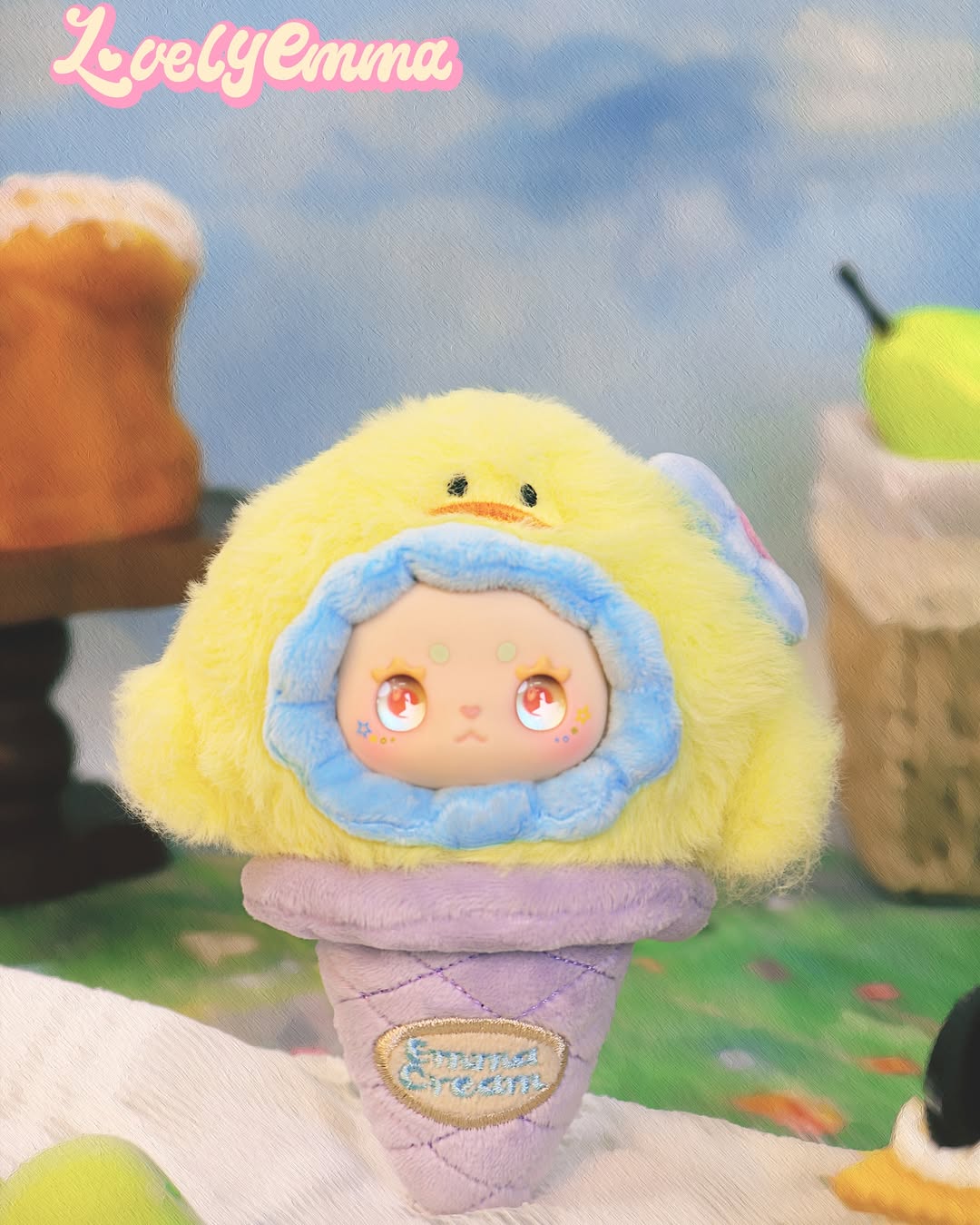 LOVELY EMMA Scoop Ice Cream Series Plush Pendant Blind Box