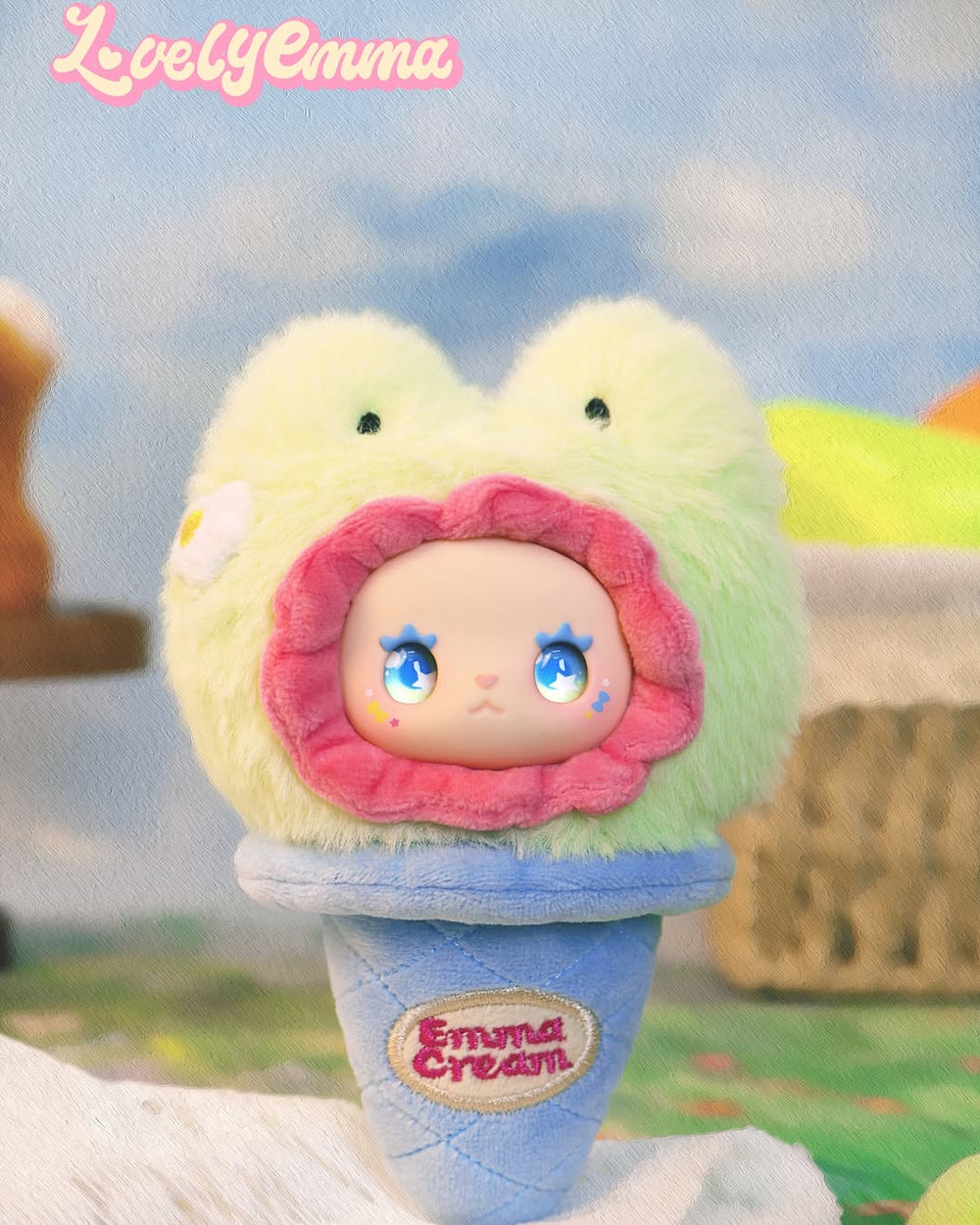 LOVELY EMMA Scoop Ice Cream Series Plush Pendant Blind Box
