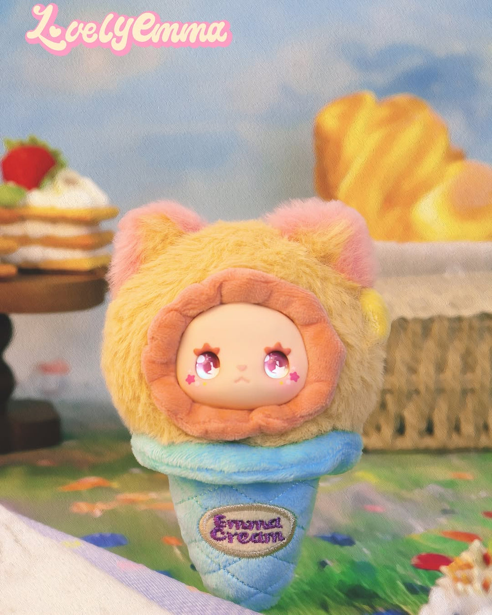 LOVELY EMMA Scoop Ice Cream Series Plush Pendant Blind Box