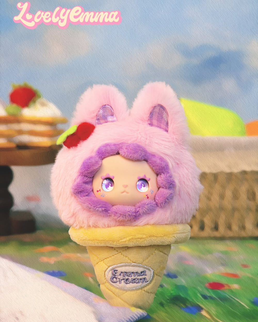 LOVELY EMMA Scoop Ice Cream Series Plush Pendant Blind Box