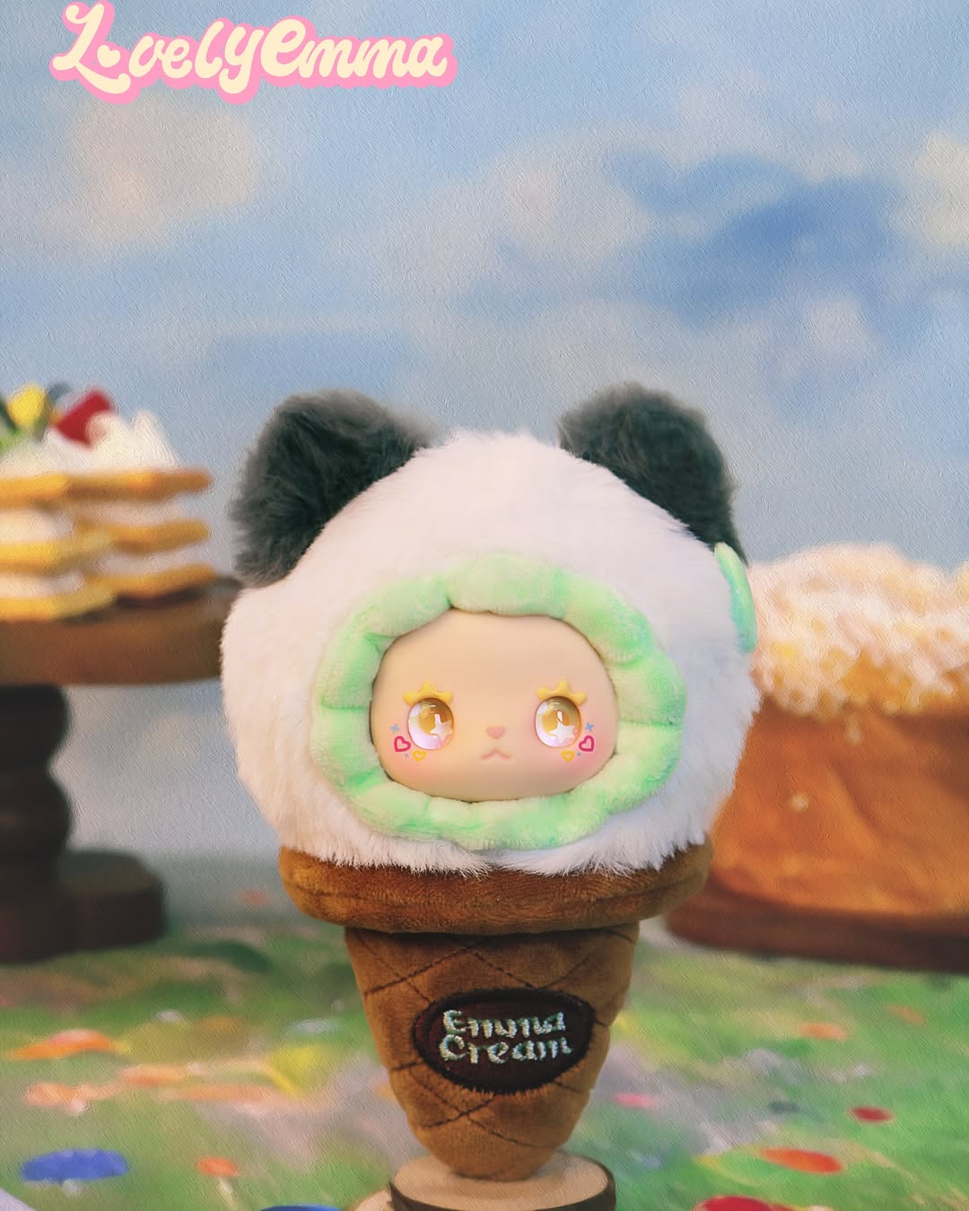 LOVELY EMMA Scoop Ice Cream Series Plush Pendant Blind Box