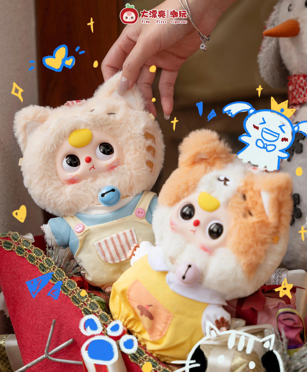 Baby Three Cat Wardrobe Plush Series Blind Box