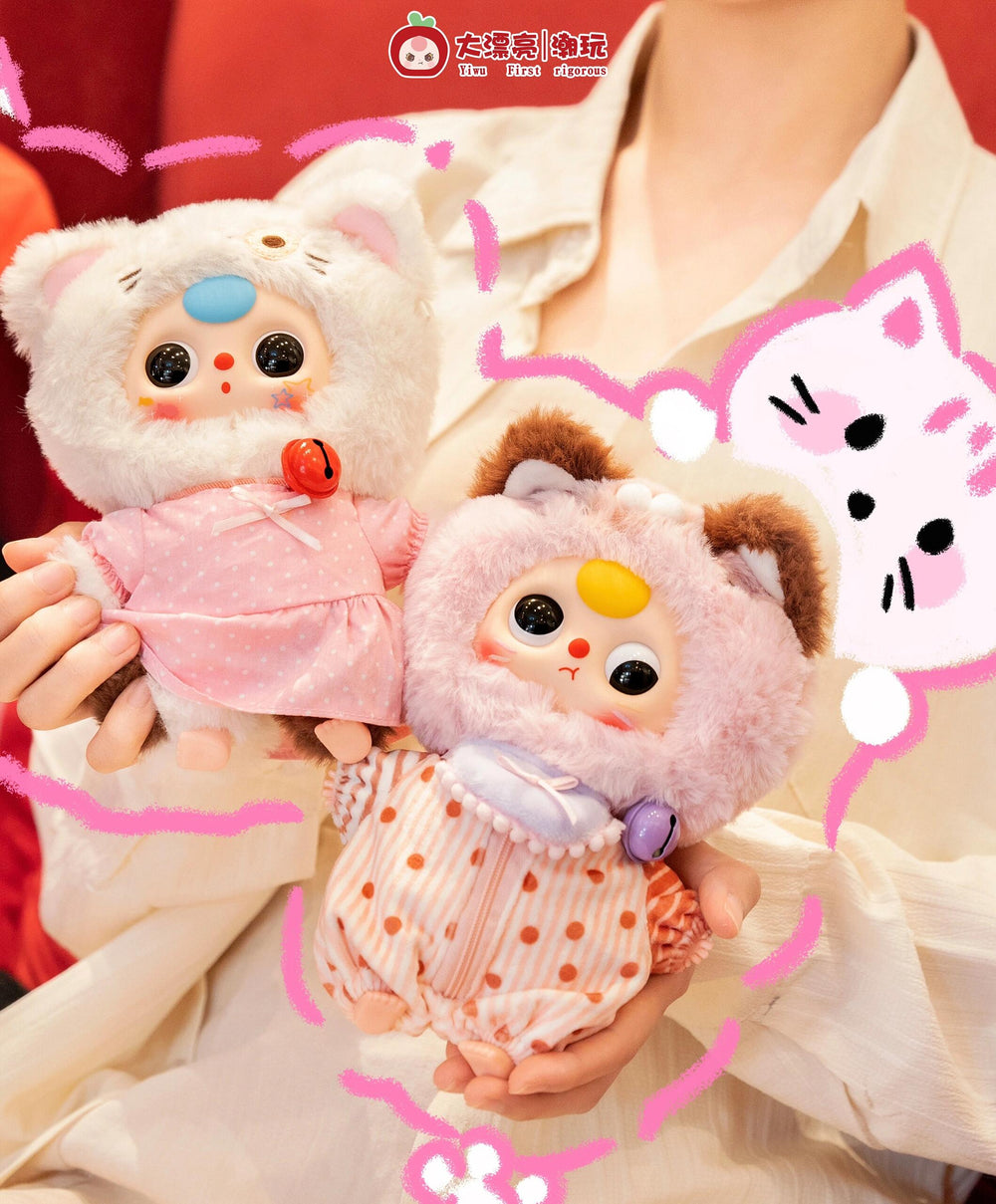 Baby Three Cat Wardrobe Plush Series Blind Box