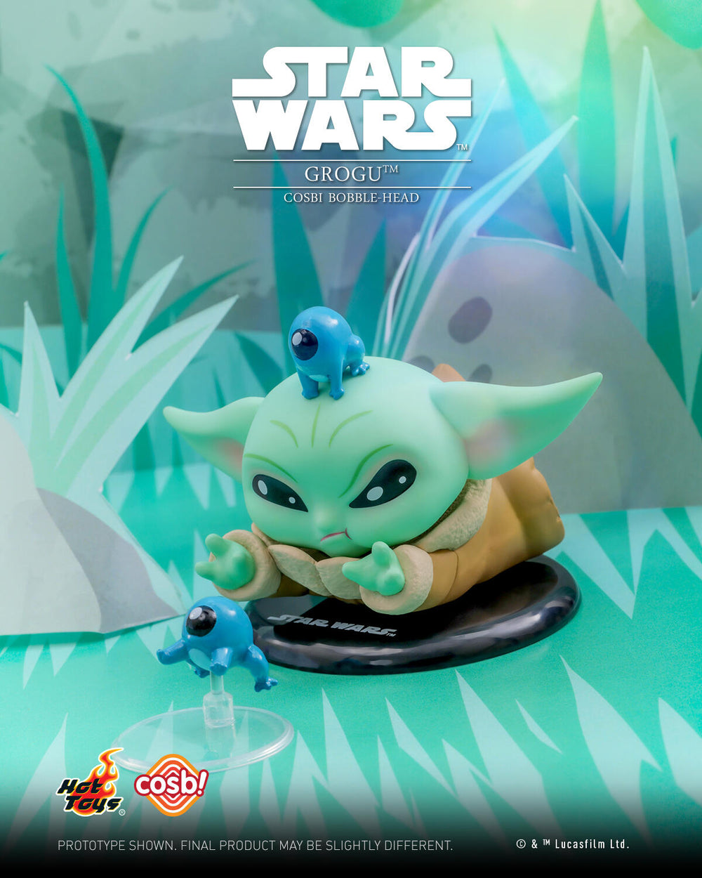 HOT TOYS Star Wars Grogu Cosbi Bobble Head Collection
