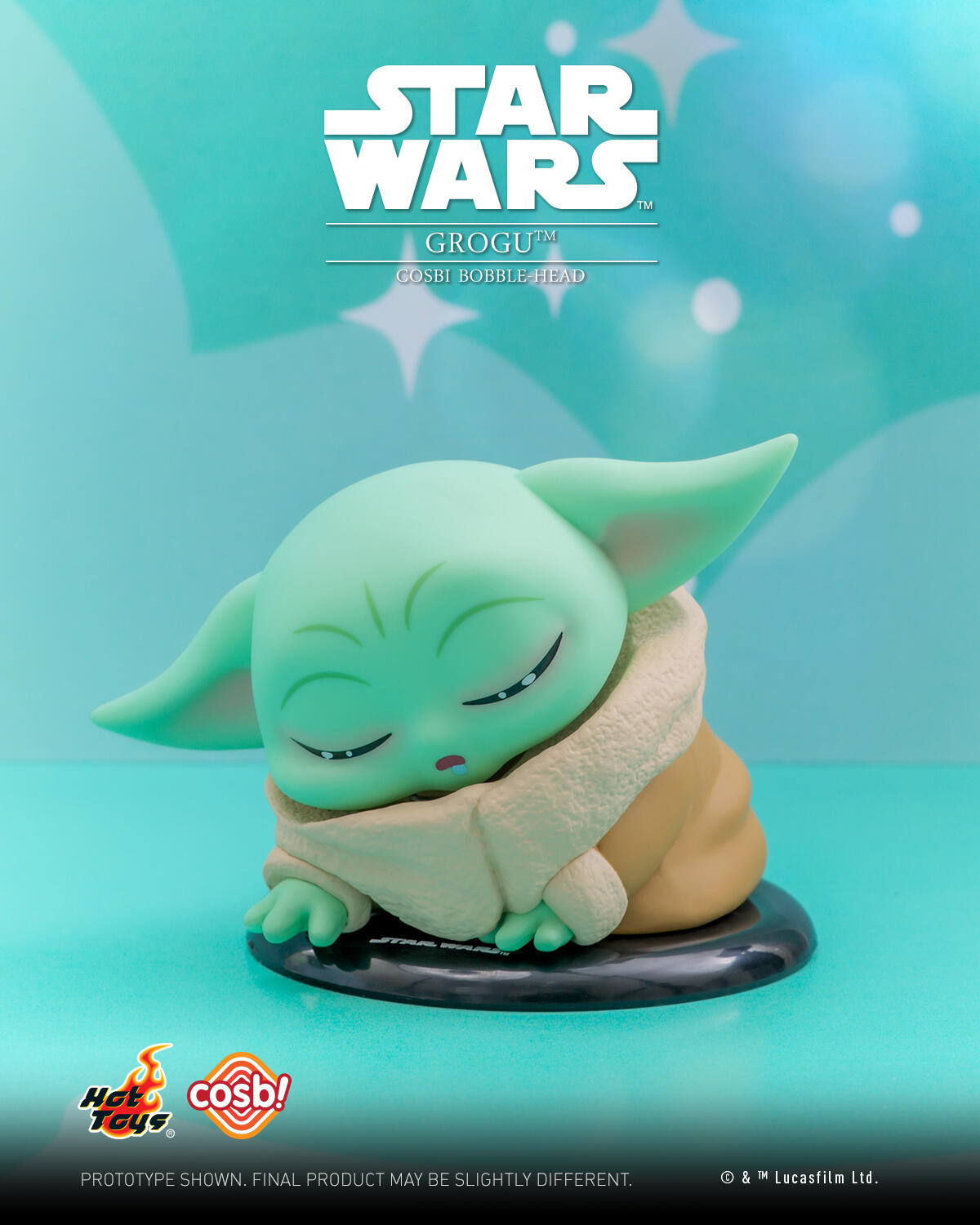 HOT TOYS Star Wars Grogu Cosbi Bobble Head Collection