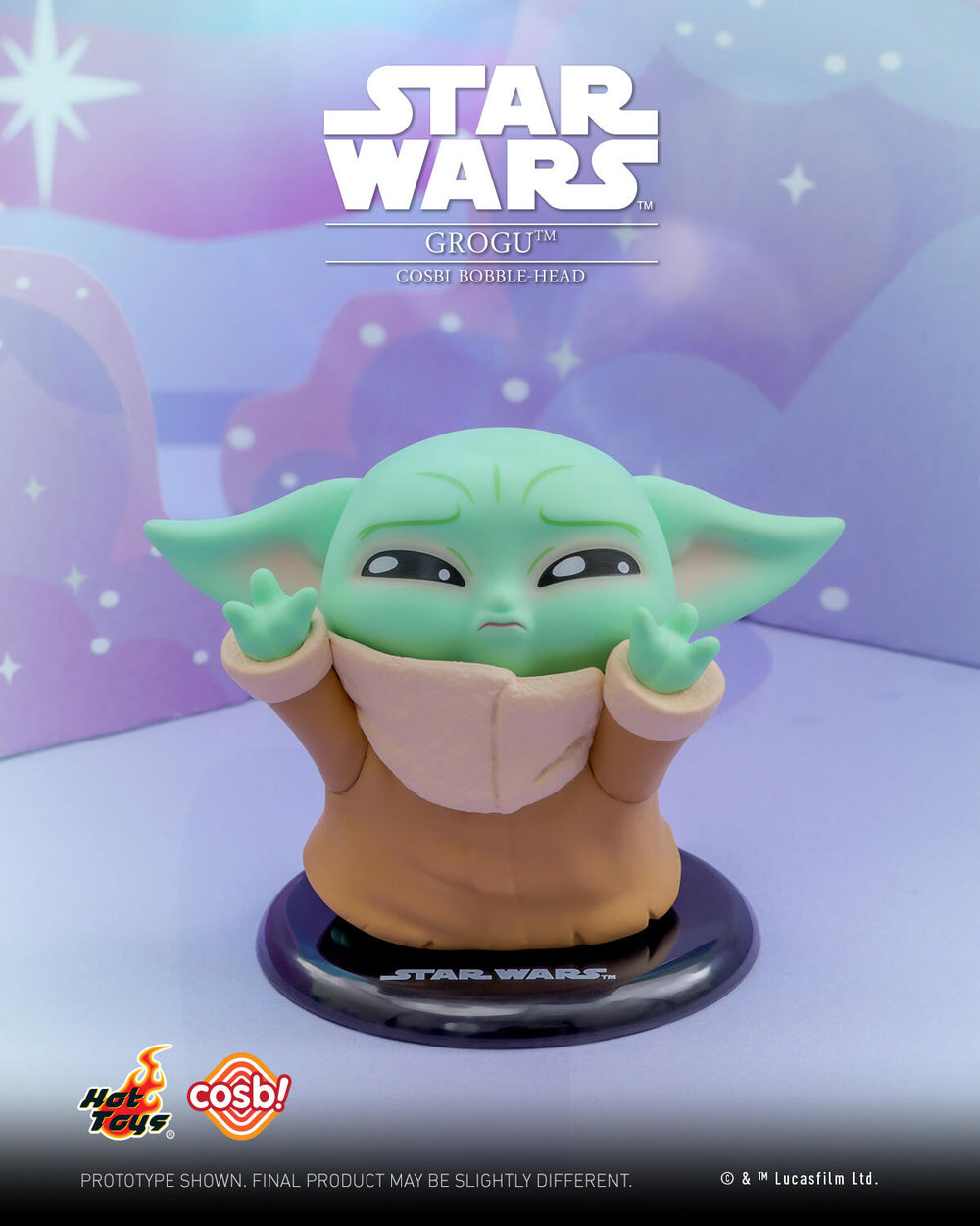 HOT TOYS Star Wars Grogu Cosbi Bobble Head Collection