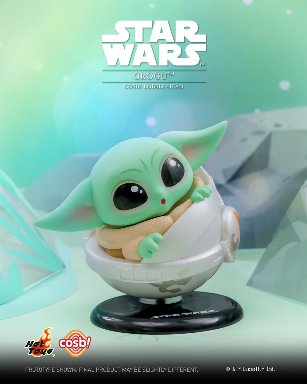 HOT TOYS Star Wars Grogu Cosbi Bobble Head Collection