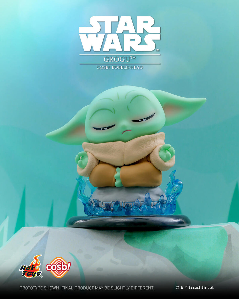 HOT TOYS Star Wars Grogu Cosbi Bobble Head Collection