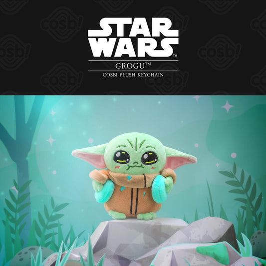 HOT TOYS Star Wars Grogu Cosbi Plush Keychain Collection