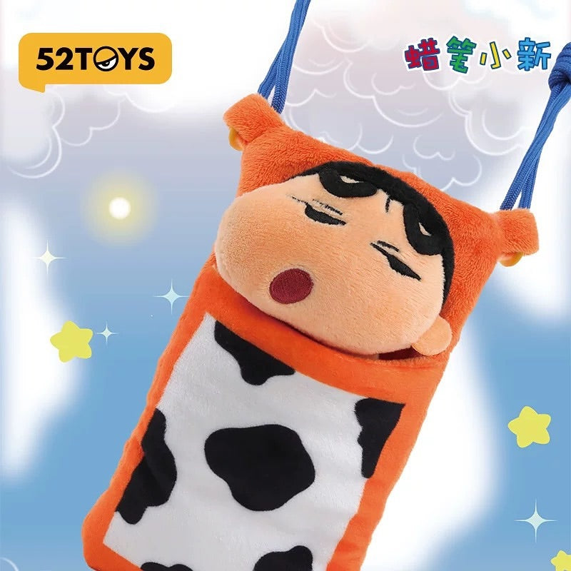 52TOYS Crayon Shin-chan Plush Phone Lanyard/Phone Bag