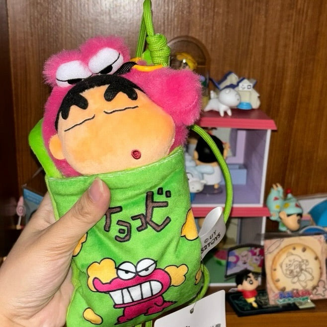 52TOYS Crayon Shin-chan Plush Phone Lanyard/Phone Bag