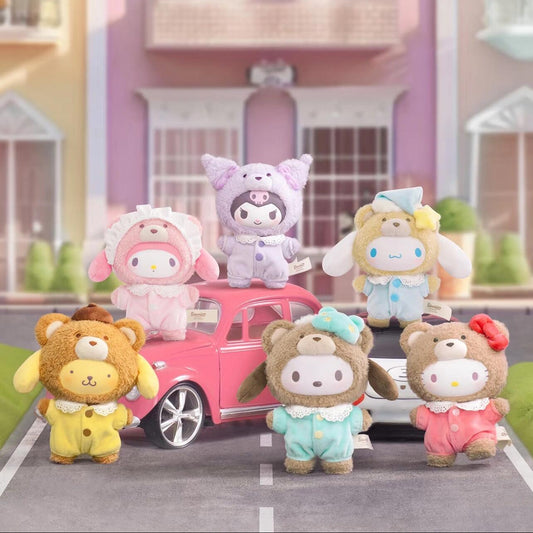 TOP TOY Sanrio Characters Latte Baby Series Plush Doll Figures