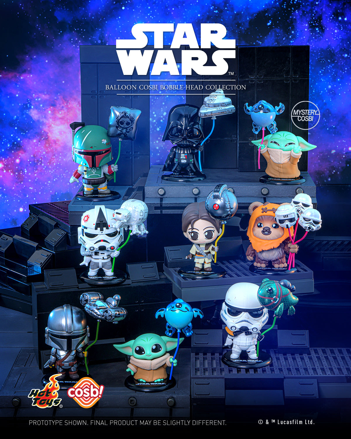 Star Wars Balloon Cosbi Bobble-Head Collection Blind Box