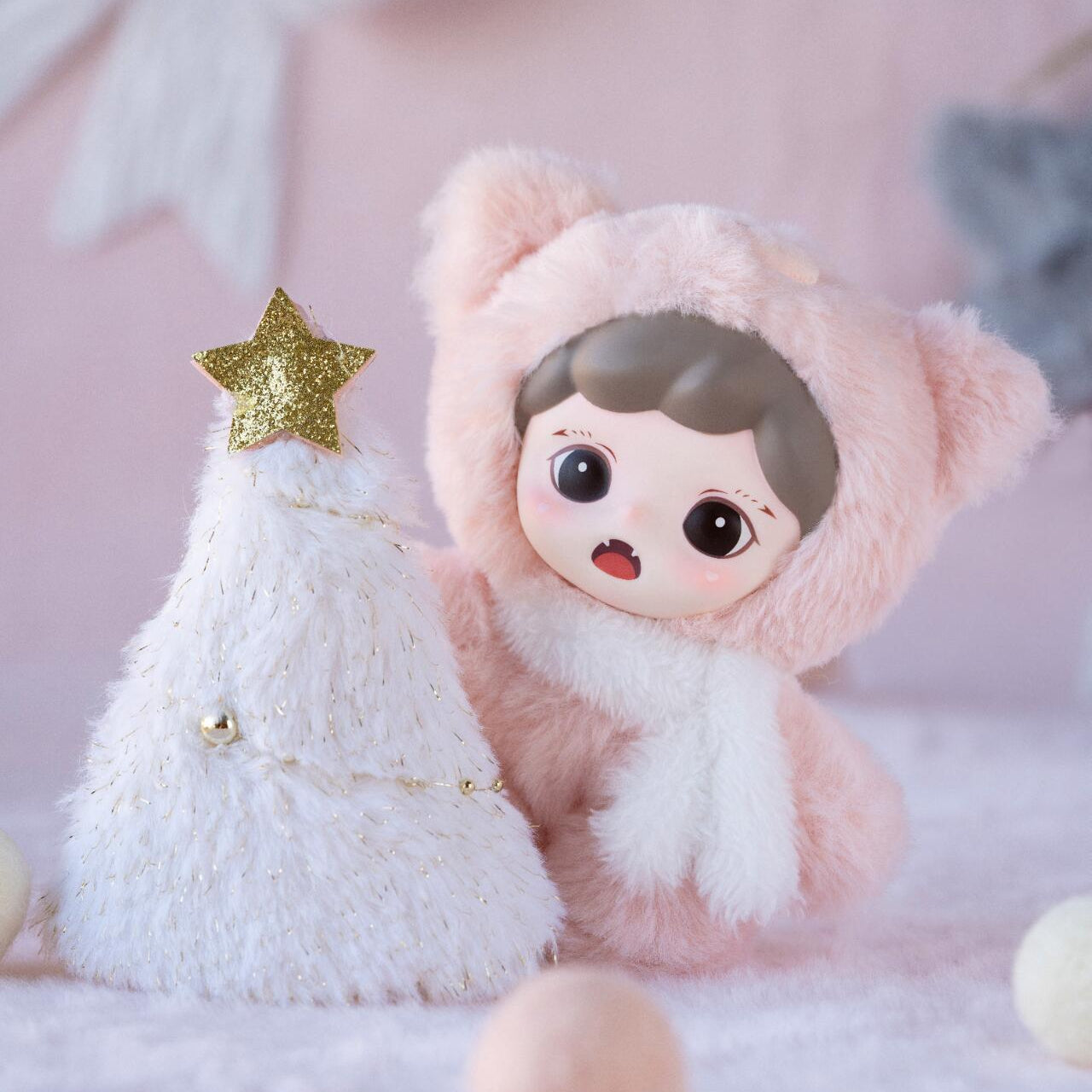 TNT SPACE Zoraa Fluffy Cabin Series Vinyl Plush Doll