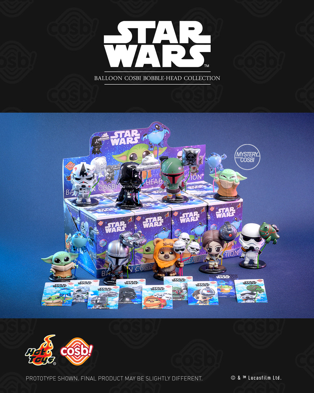 Star Wars Balloon Cosbi Bobble-Head Collection Blind Box