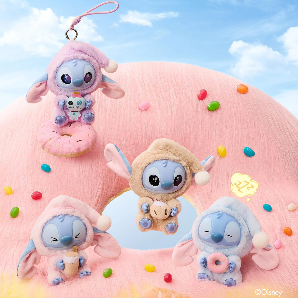[COMING SOON] Disney Stitch Eat Something Before Sleep Series Vinyl Plush Pendant Blind Box