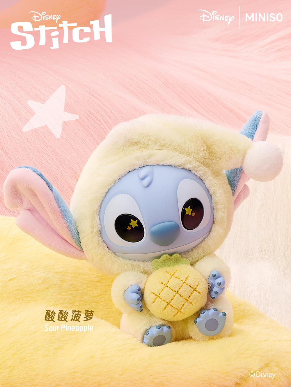 [COMING SOON] Disney Stitch Eat Something Before Sleep Series Vinyl Plush Pendant Blind Box