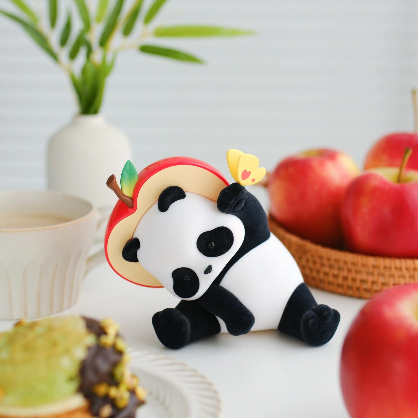52TOYS Panda Roll Limited Edition Panda In Apple Hat