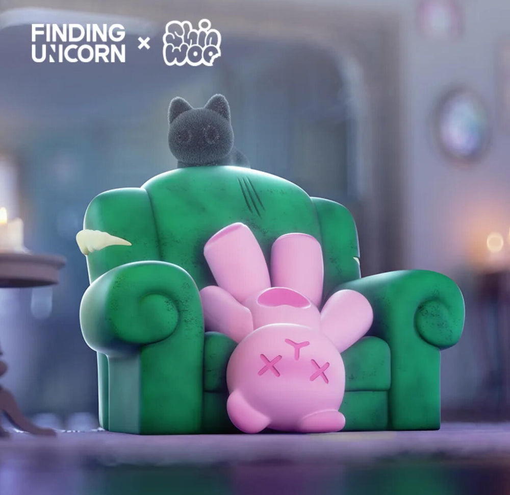 FINDING UNICORN ShinWoo Ghost Bear House Series Blind Box