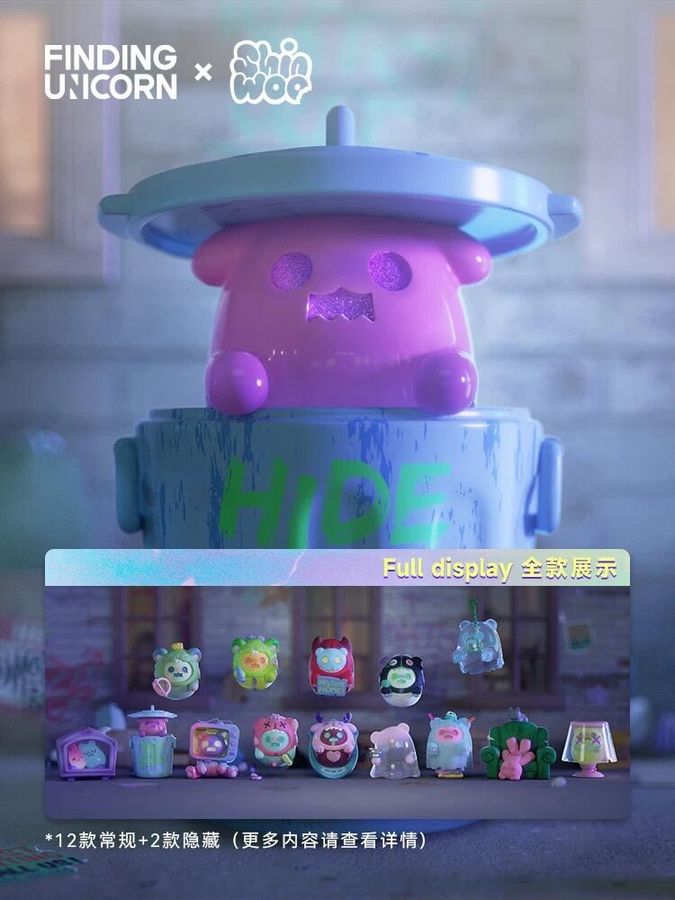 FINDING UNICORN ShinWoo Ghost Bear House Series Blind Box