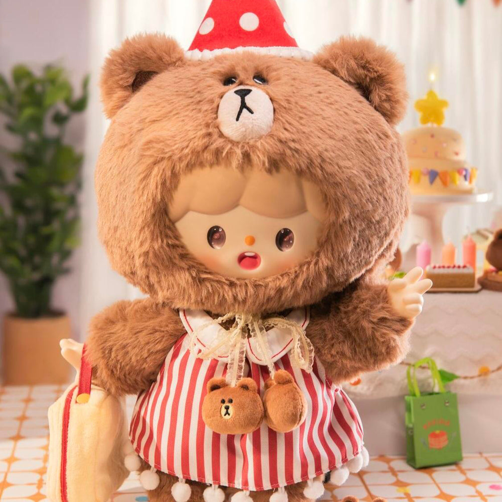 FINDING UNICORN zZoton PVC Plush-Party BROWN zZoton