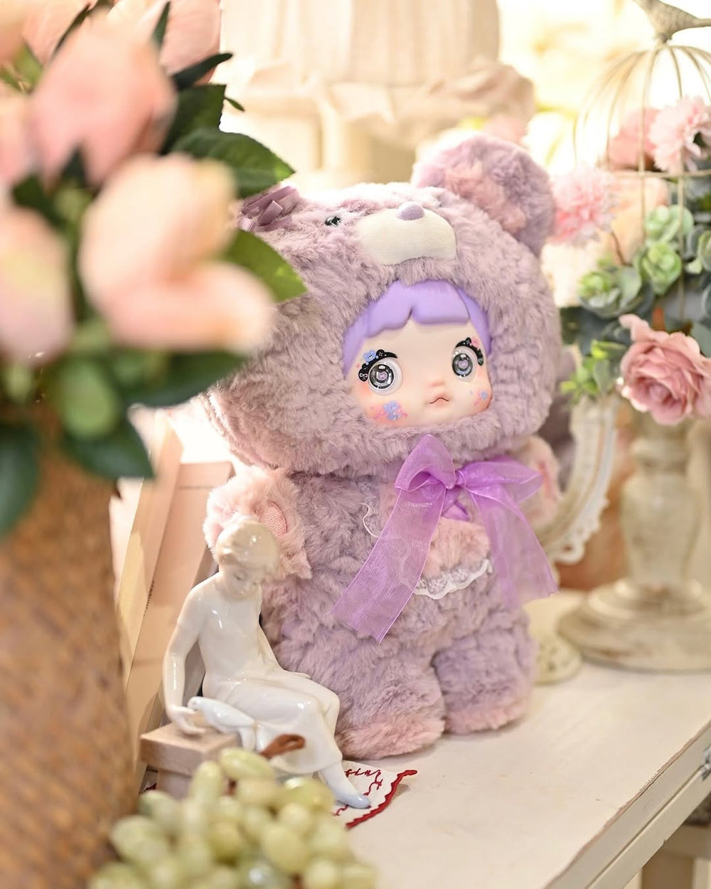 Hi TOY Nommi Good Night Bear 400% Series Plush Blind Box