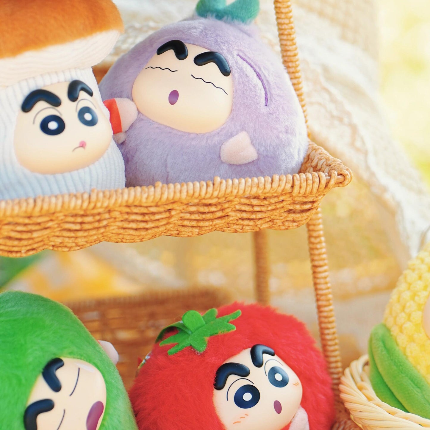 CRAYON SHINCHAN VOL.1 VEGGIE PLUSH PENDANT BLIND BOX