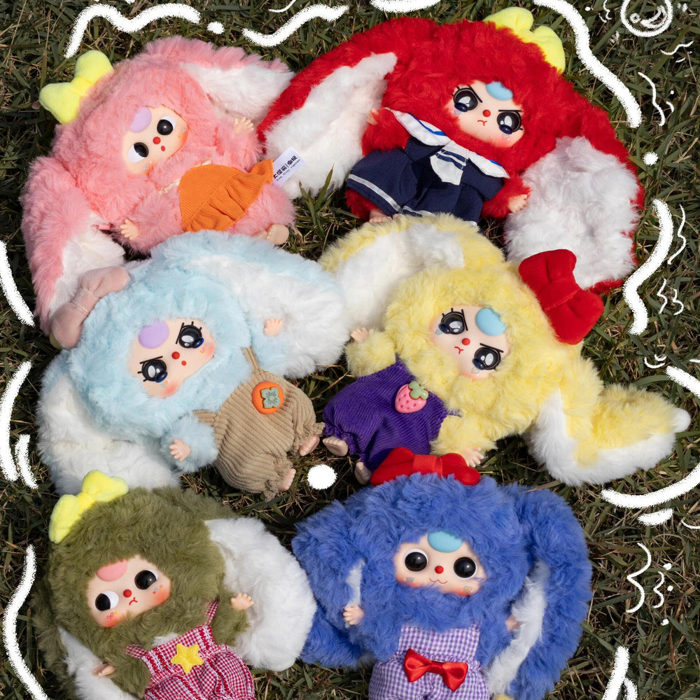 Baby Three V2 Rabbit Macaron Cute Bunny Plush Series Blind Box