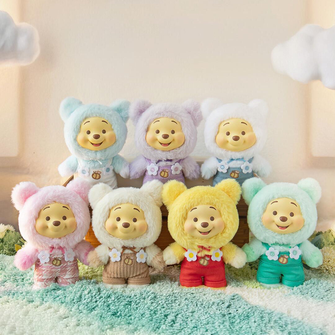 TOPTOY Disney Winnie the Pooh Candy Bear Series Vinyl Plush Blind Box