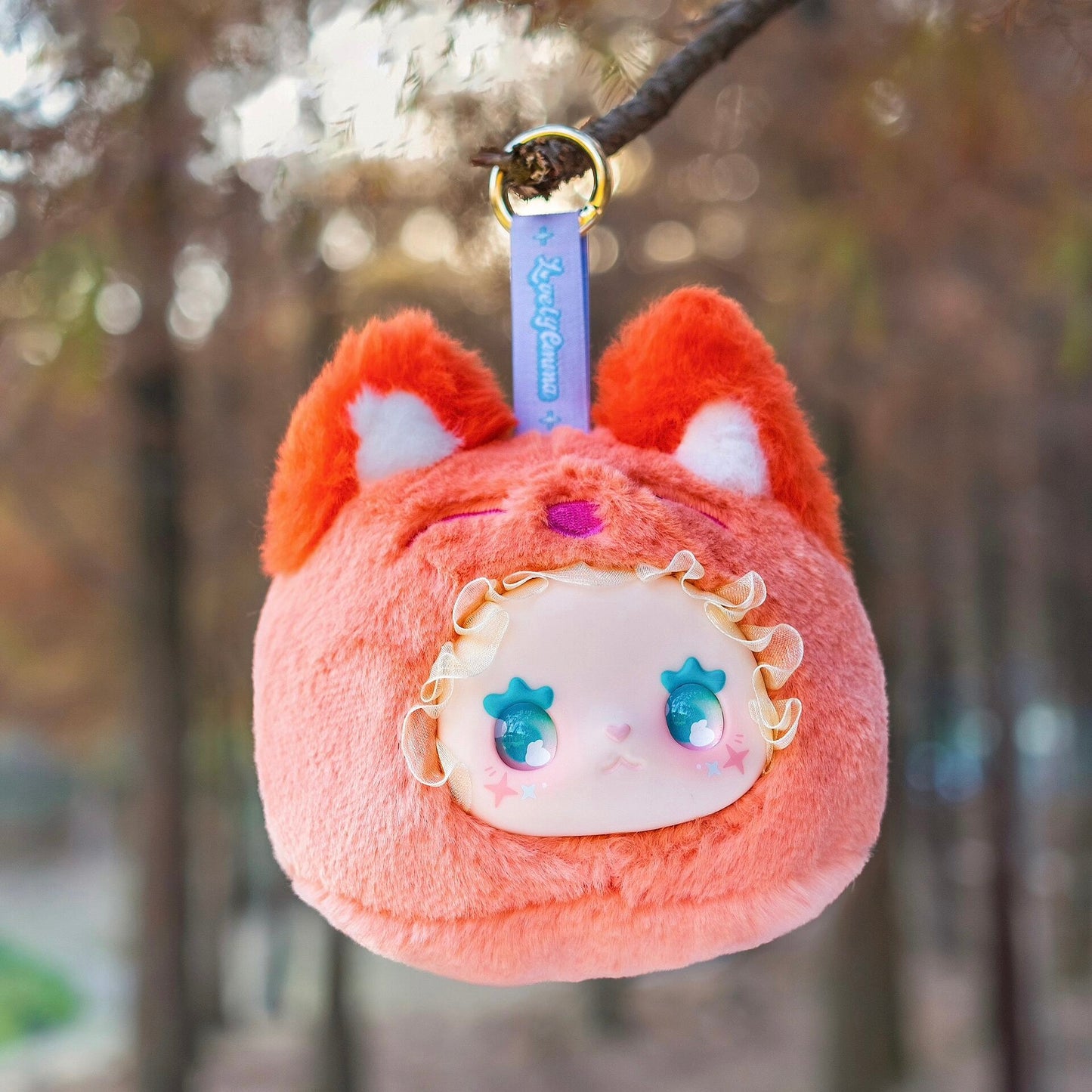 LOVELY EMMA RUA RUA ZOO Plush Keychain Blind Box