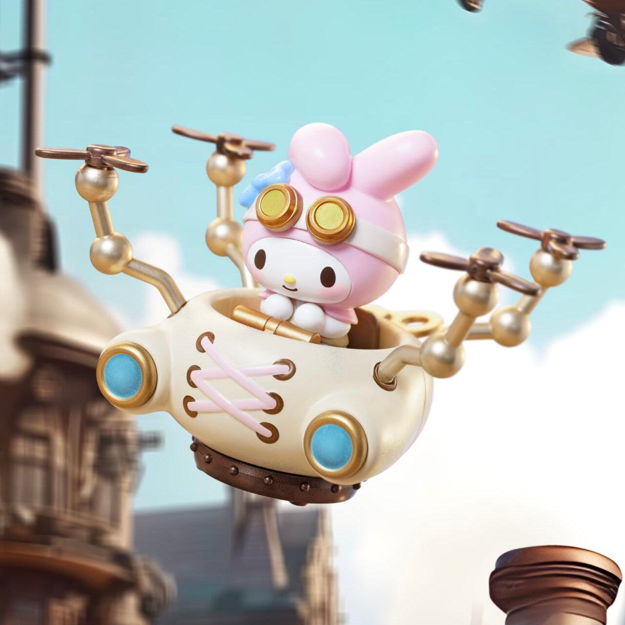 TOP TOY Sanrio Characters Steampunk Series Figures