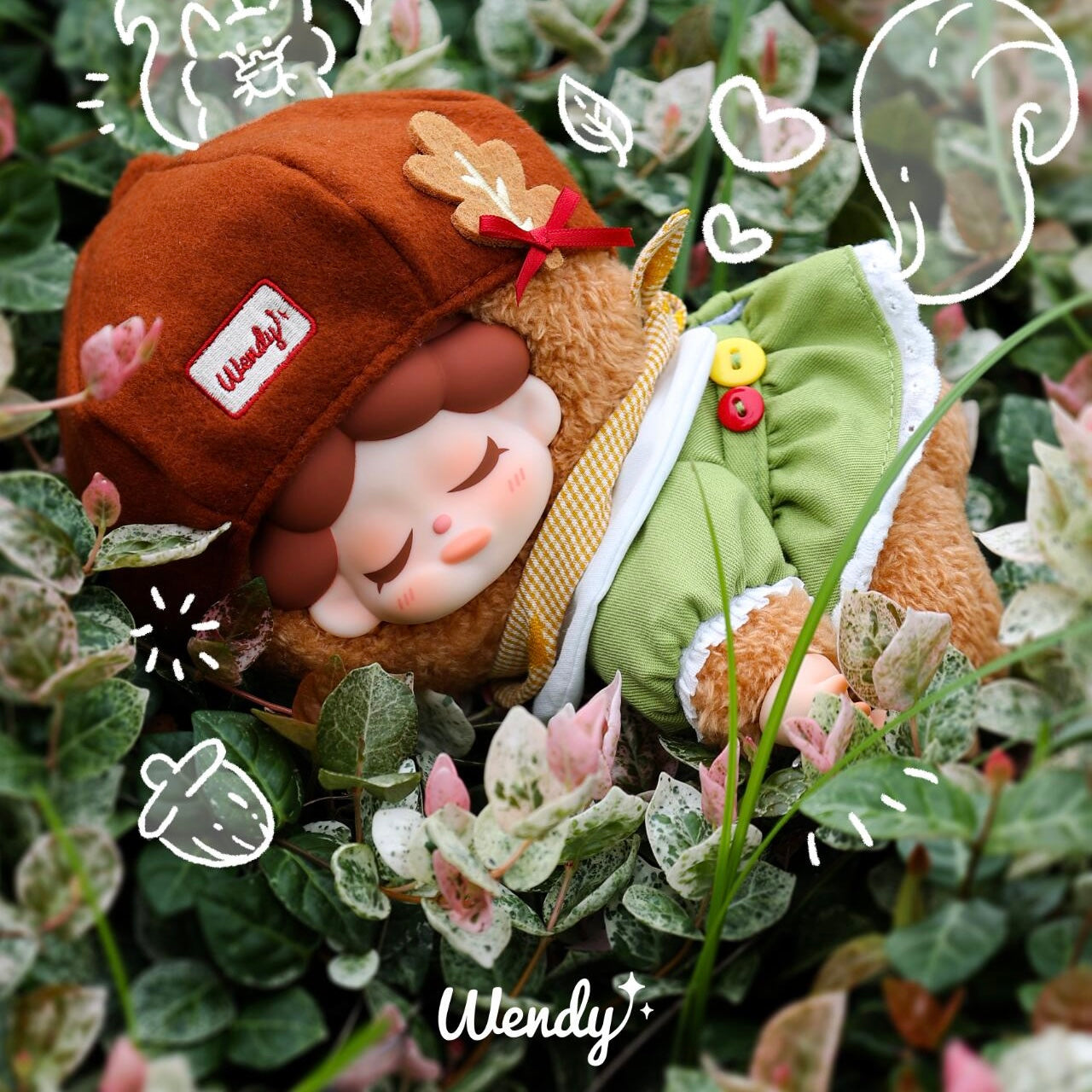 DODO SUGAR Wendy Garden Treasure Vinyl Face Plush Series