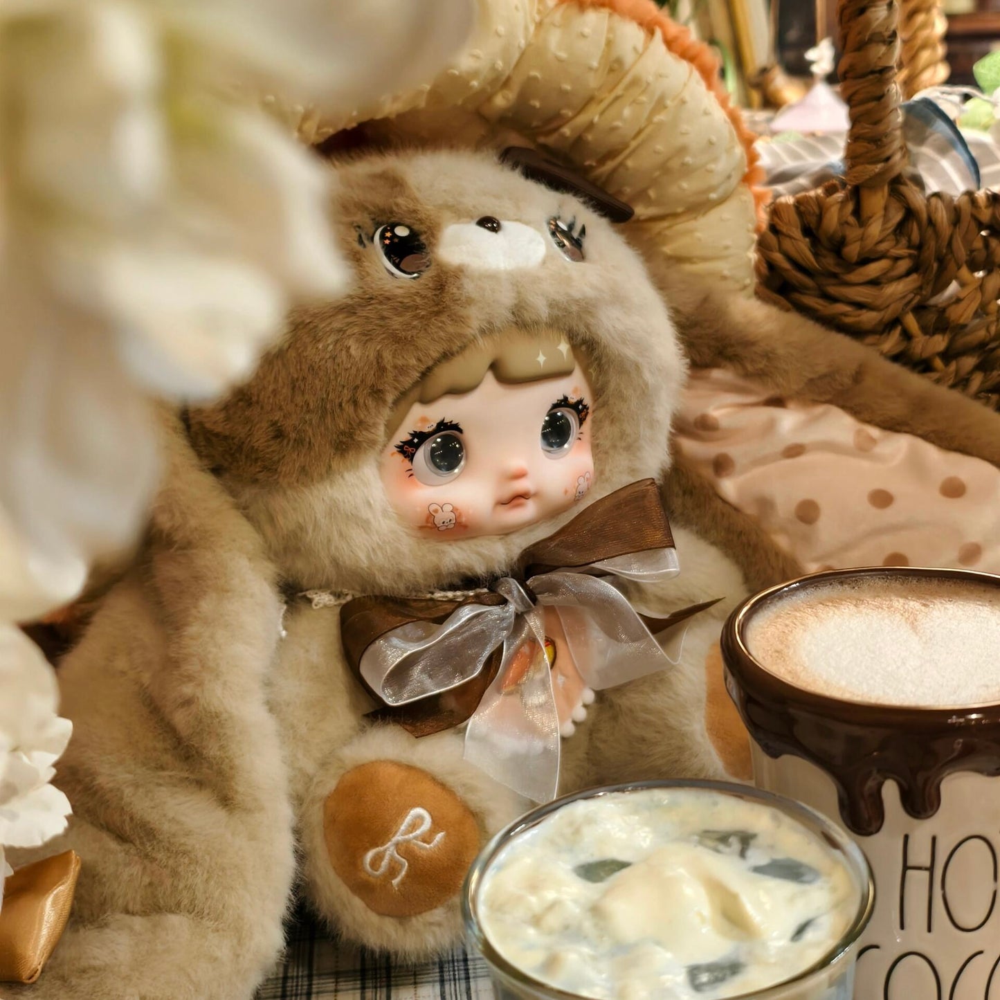 Hi TOY Nommi Mushroom Hat 400% Series Plush Blind Box