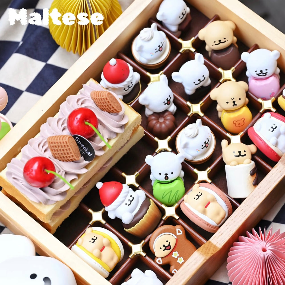 Funism Maltese Sweet Box Series Puppy Face Blind Box