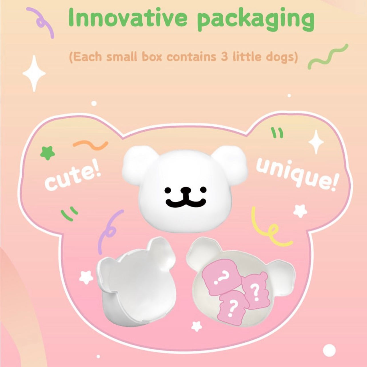 Funism Maltese Sweet Box Series Puppy Face Blind Box
