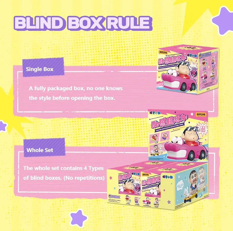 52TOYS Crayon Shin-chan Dynamic Shin-Vibes Blind Box