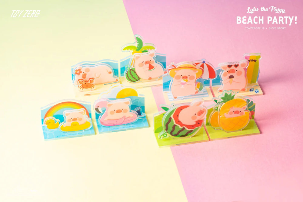52TOYS LULU BEACH PARTY ACRYLIC BLIND BOX SERIES