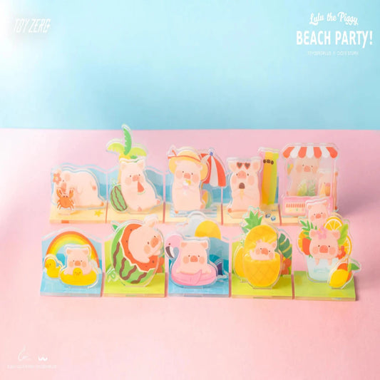 52TOYS LULU BEACH PARTY ACRYLIC BLIND BOX SERIES