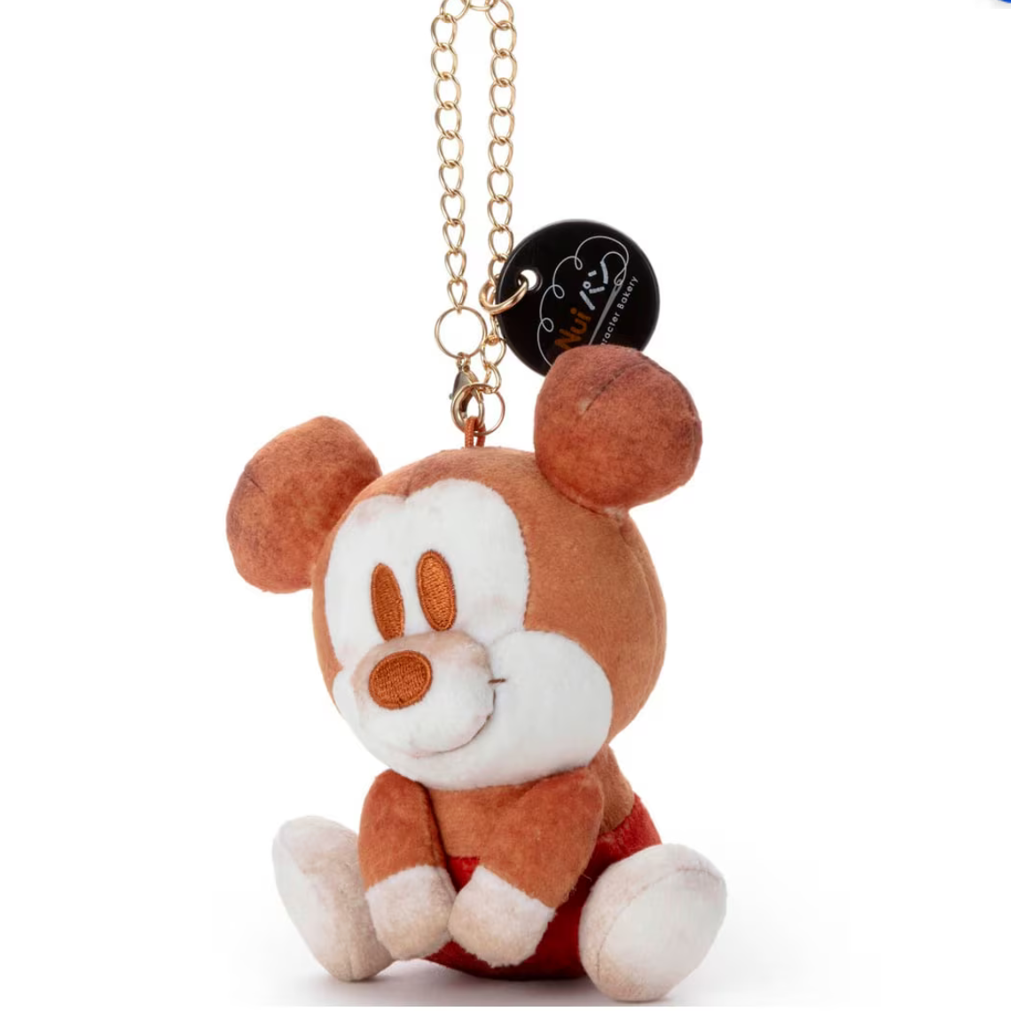 Disney Character Nui Bread Chain Strap Mascot Character Bread (Sitting) Mickey Mouse