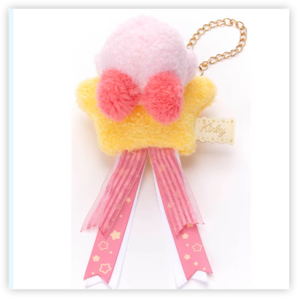 Japan Kirby Mascot Holder - Fluffy Star Prize Strap : Pink