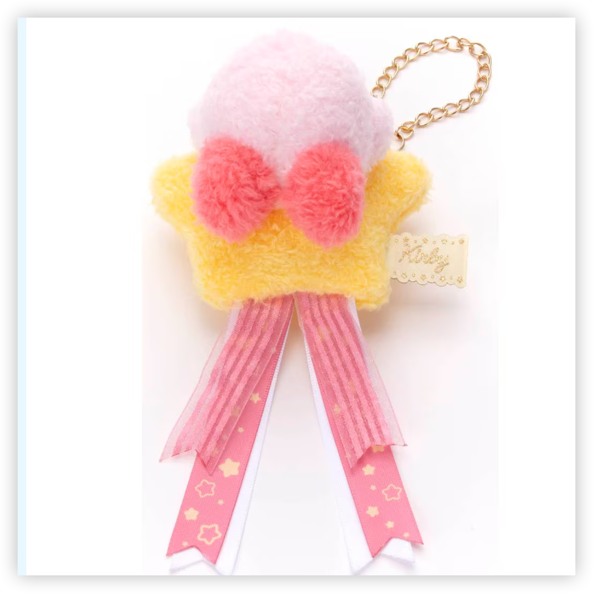 Japan Kirby Mascot Holder - Fluffy Star Prize Strap : Pink