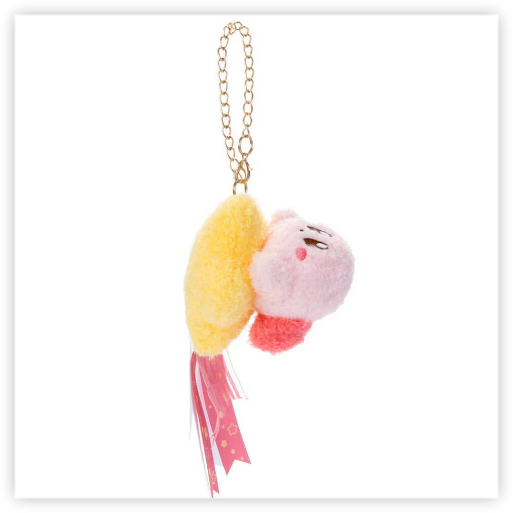 Japan Kirby Mascot Holder - Fluffy Star Prize Strap : Pink