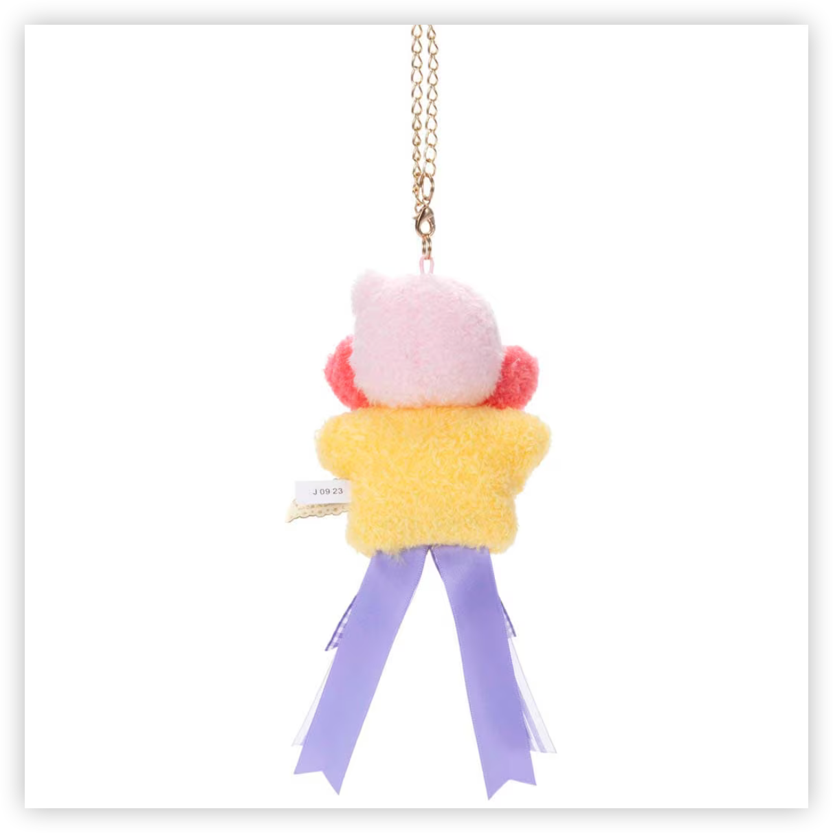 Japan Kirby Mascot Holder - Fluffy Star Prize Strap : Purple
